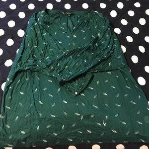 Madewell Feather Print Blouse